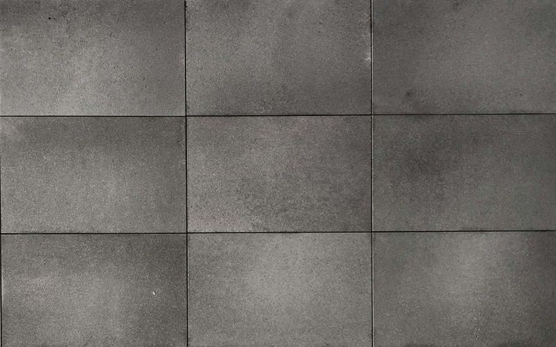 Basalt Terrassenplatten Schwarz