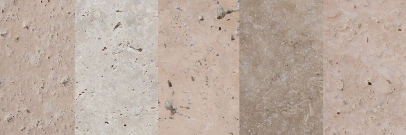 Oberflächenbearbeitungen bei Kalkstein