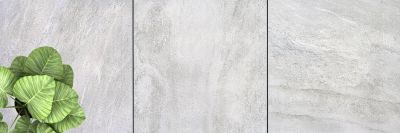 Keramik Terrassenplatte hell grau beige gewolkt