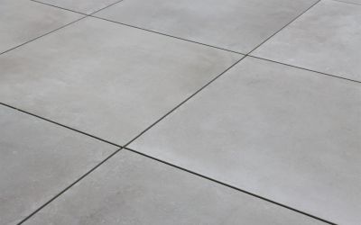 Keramik Terrassenplatten Betonoptik in grau