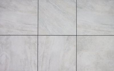 Keramik Terrassenplatten weiß beige Form quadratisch