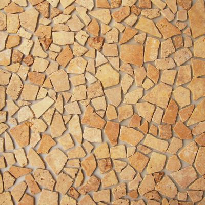 Travertin-Poygonal-Mosaikfliesen-Gold-019